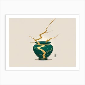 Lightning In A Vase Art Print