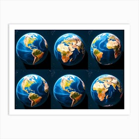 Earth - Earth Stock Videos & Royalty-Free Footage 1 Art Print