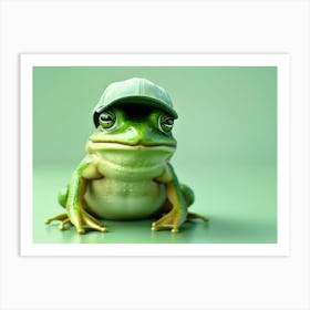 Frog With Hat 1 Art Print