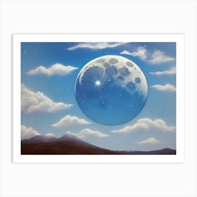 Moon In The Sky 1 Art Print