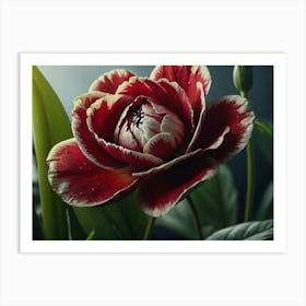 Red Tulip Art Print