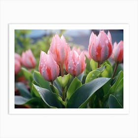 Pink Tulips 3 Art Print