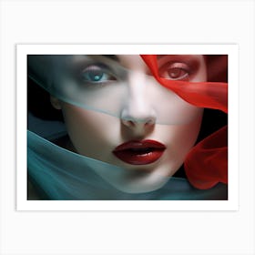 Portrait Of A Woman Art Print