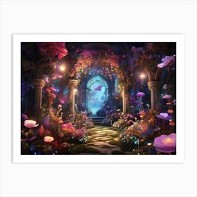 Fairy Garden paintings art print 5 Art Print