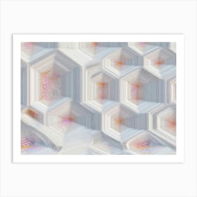 Abstract Geometric Pattern 3 Art Print