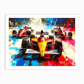 Auto Racing Rules - Indy 500 Art Print
