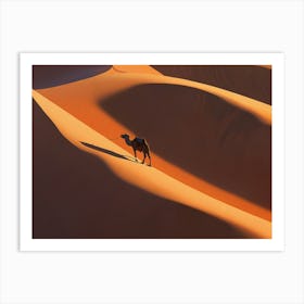 Camel In The Desert 7 Art Print