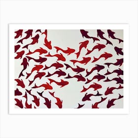 Ruby Fish Art Print