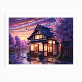 Asian House Art Print