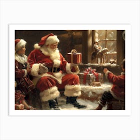 Santa Claus Art Print