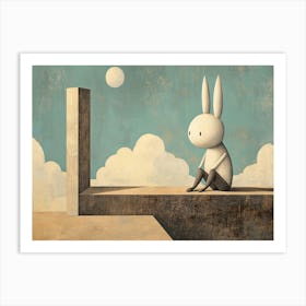 Rabbit In The Sky Art Print