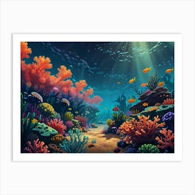 Coral Reef 9 Art Print