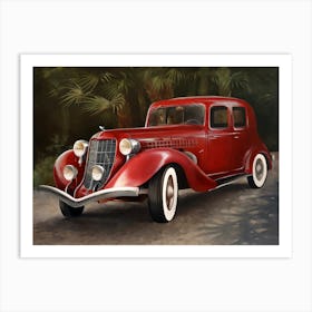 Auburn 258 �l Auf Leinwand Art Print