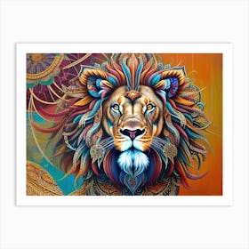 Lion Painting 67 Art Print