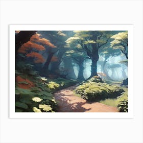 Forest Path Art Print