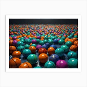 Colorful Balls Art Print