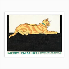 Merry Xmas (1921), Edward Penfield Art Print