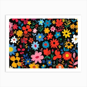 Floral Pattern 5 Art Print