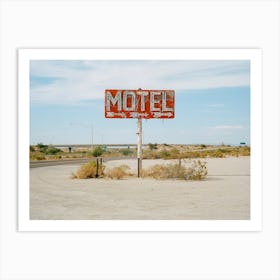 Vintage Motel Arizona Art Print