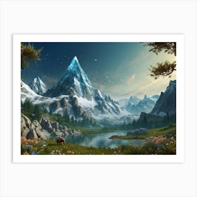 Mountain Landscape 1 Art Print