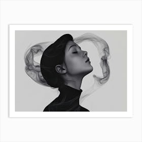 Smoke In The Air 3 Art Print