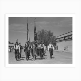 Untitled Photo, Possibly Related To Legionaries Parade On The Fourth Of July At Vale, Oregon By Russell Lee Art Print