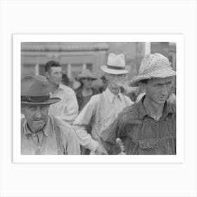 Untitled Photo, Possibly Related To Farmers Standing In Street, Caruthersville, Missouri By Russell Lee Art Print