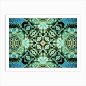 Green And Blue Art Print