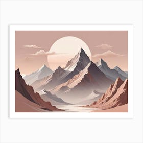 Mountain Landscape 1 Art Print