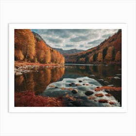 Autumn Lake Art Print