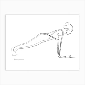 Plank Pose Complete Art Print