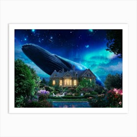 House In The Sky Art Print