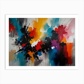 Abstract Painting art Art Print