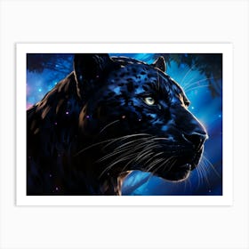 Black Jaguar 1 Art Print