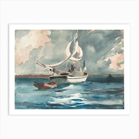 Sloop, Nassau, Winslow Homer Art Print