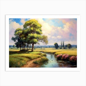 Landscape Impressionism Art Print