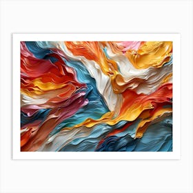 Abstract Painting 9 Art Print