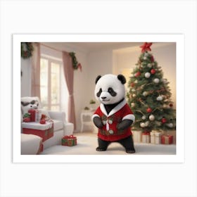 Christmas Animals 4 Art Print