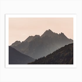 Mountain Layers Art Print