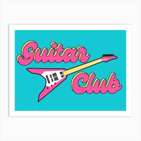 Guitar Club 2 Art Print