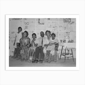 Southeast Missouri Farms, Sharecropper Family In Home From Which They Are To Be Moved, La Forge Project, Missouri By Art Print