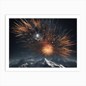 Explosion In The Sky Art Print