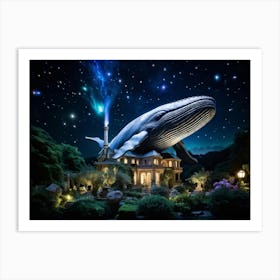 House Of Whales Art Print