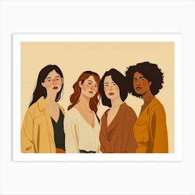 Four Women Art Print