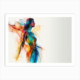 Abstract Woman Art Print