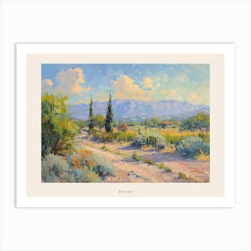 Western Landscapes Tucson Arizona 4 Poster Art Print