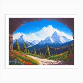 Mountain Road Art Print