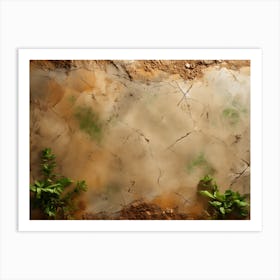 Sand And Dirt Background Art Print