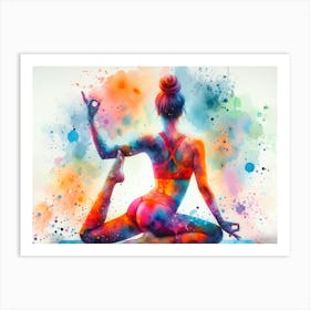 Yoga Pose 5 Art Print