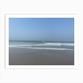 The beach Art Print